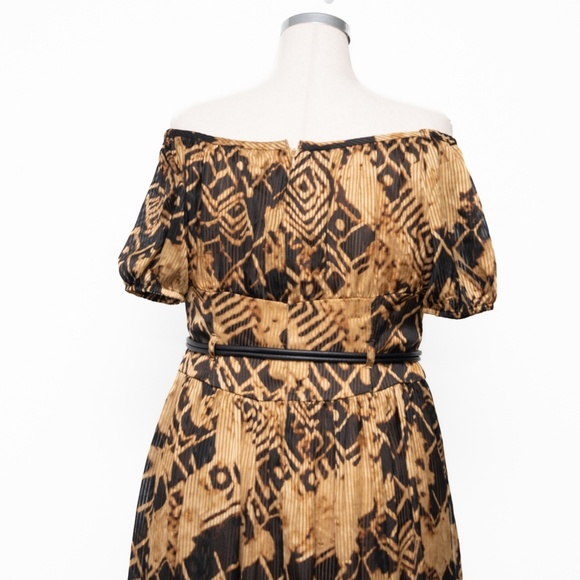 Donna Karan New York - Off-The-Shoulder Midi Dress - Picture 13 of 15